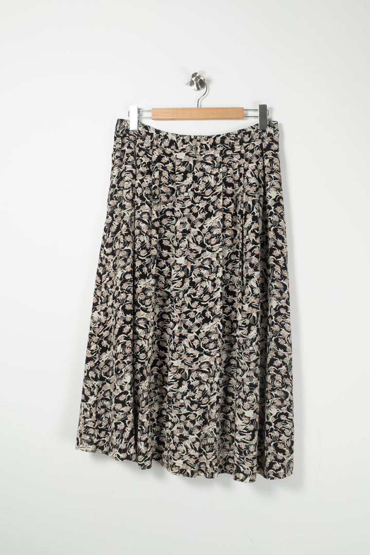 Jupe Longue Noire et Beige - Taille L/40 de la marque Ekyog | PARAD88914 - Vendu par Paradigme - Image 4