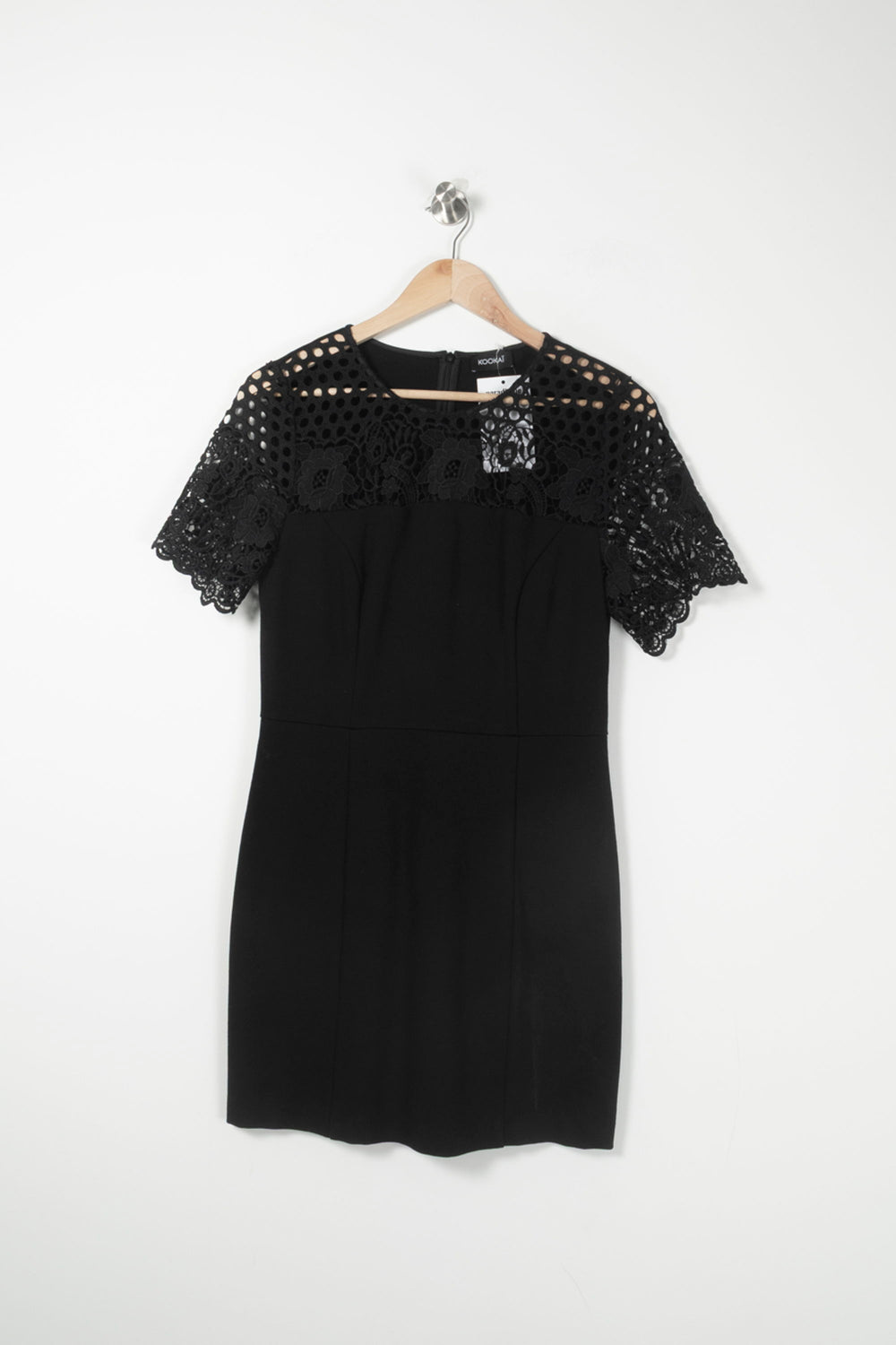 Robe Courte Noire - Taille S/36 de la marque Kookai | PARAD88919 - Vendu par Paradigme - Image 2