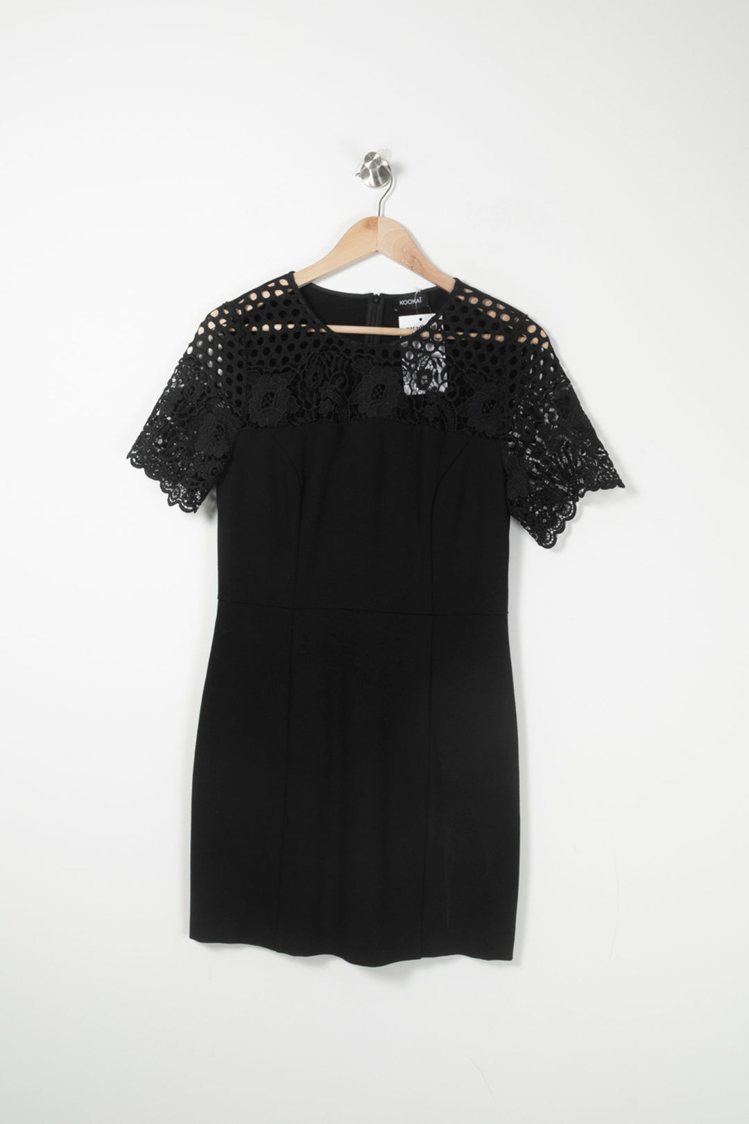 Robe Courte Noire - Taille S/36 de la marque Kookai | PARAD88919 - Vendu par Paradigme - Image 2