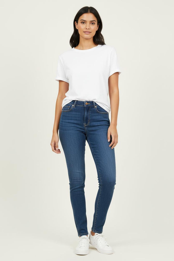 Jean Slim Bleu - Taille S/36 de la marque One Step | PARAD88920 - Vendu par Paradigme - Image 1