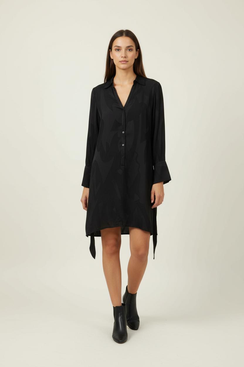 Robe Chemise Noire - Taille XS/34 de la marque ba&sh | PARAD88927 - Vendu par Paradigme - Image 1