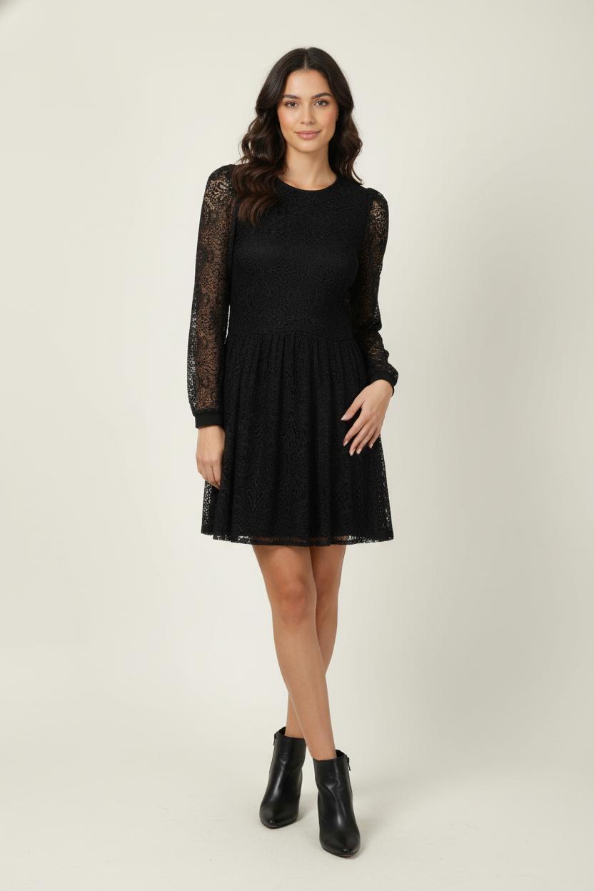 Robe Courte Noire - Taille L/40 de la marque Maje | PARAD88929 - Vendu par Paradigme - Image 1