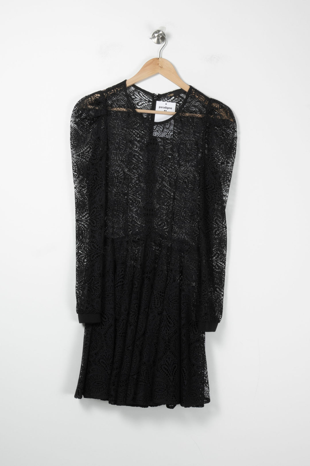 Robe Courte Noire - Taille L/40 de la marque Maje | PARAD88929 - Vendu par Paradigme - Image 2