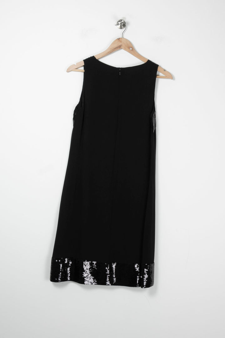 Robe Droite Noire - Taille M/38 de la marque Caroll | PARAD88930 - Vendu par Paradigme - Image 4