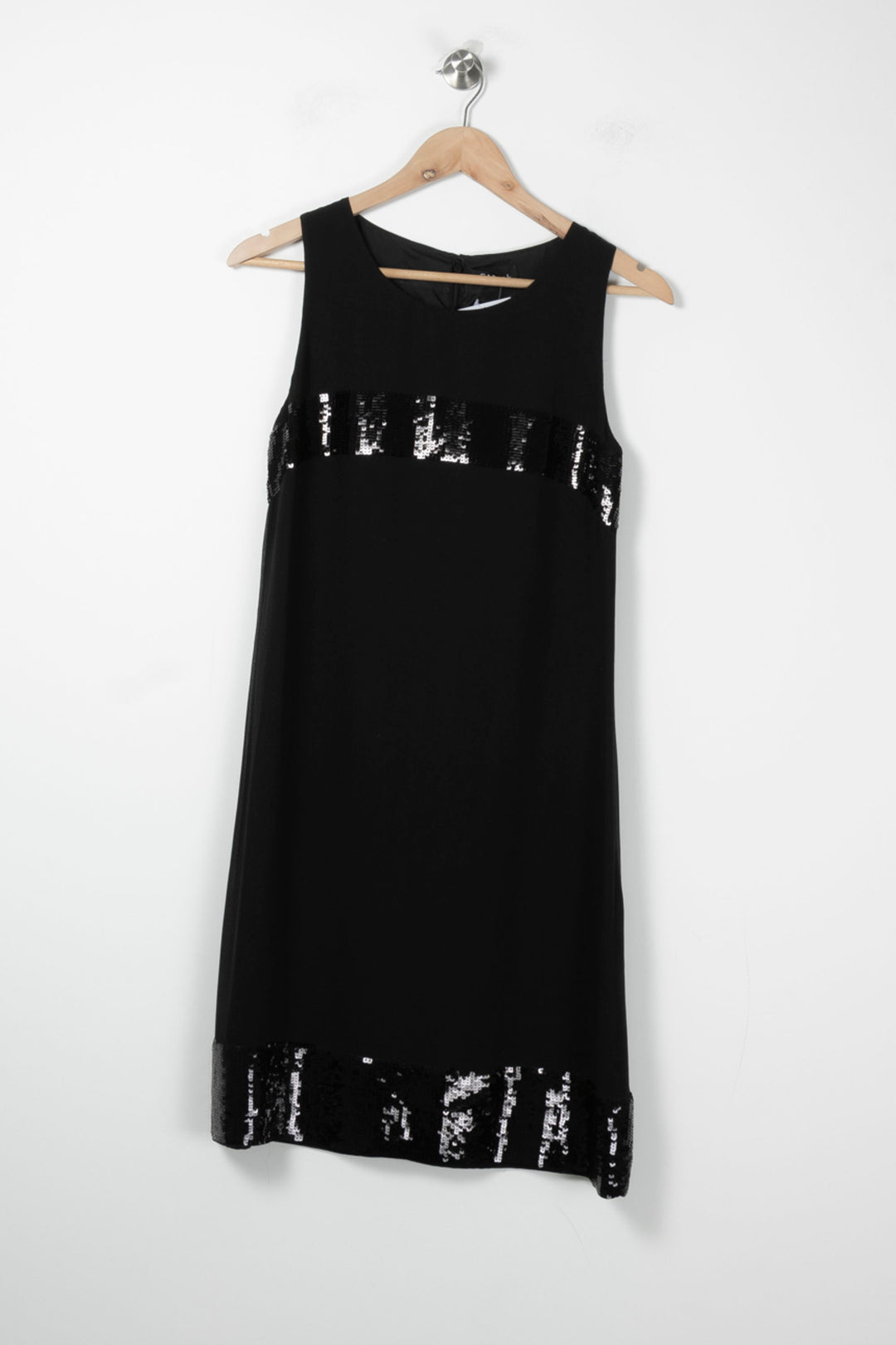 Robe Droite Noire - Taille M/38 de la marque Caroll | PARAD88930 - Vendu par Paradigme - Image 2