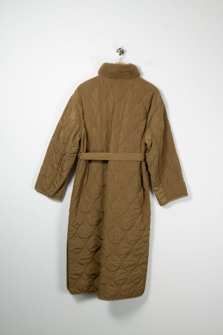Manteau Matelassé Marron - Taille S/36 de la marque Mes Demoiselles Paris | PARAD88939 - Vendu par Paradigme - Image 4