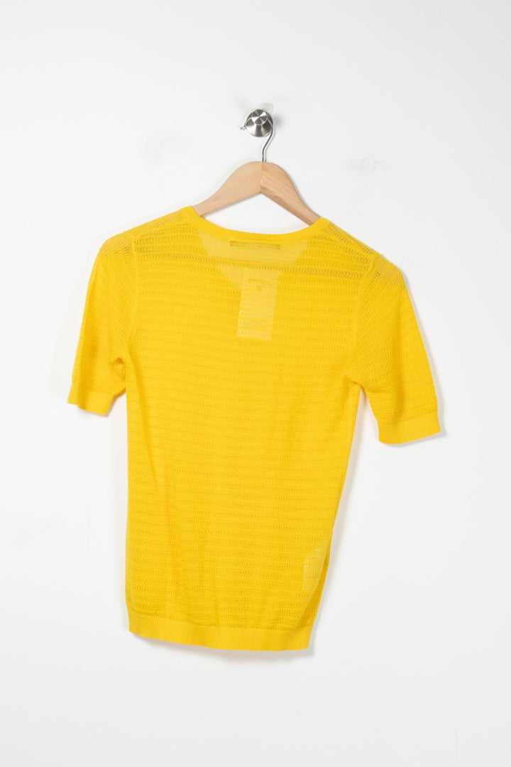 Pull Jaune - Taille S/36 de la marque Comptoir des Cotonniers | PARAD88946 - Vendu par Paradigme - Image 4