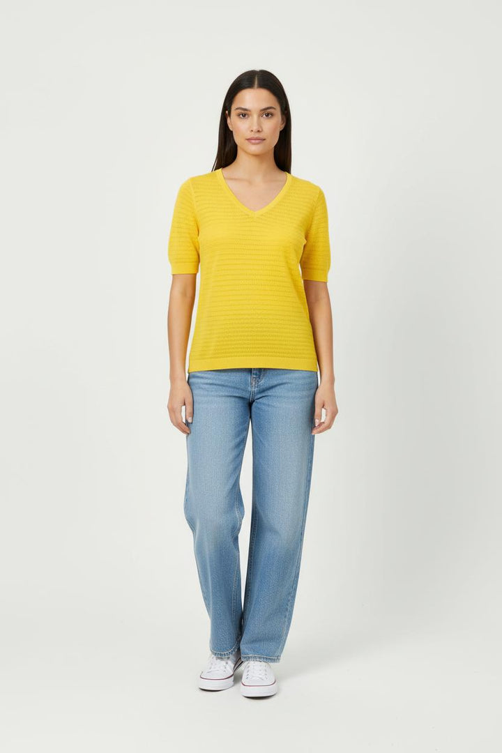 Pull Jaune - Taille S/36 de la marque Comptoir des Cotonniers | PARAD88946 - Vendu par Paradigme - Image 1