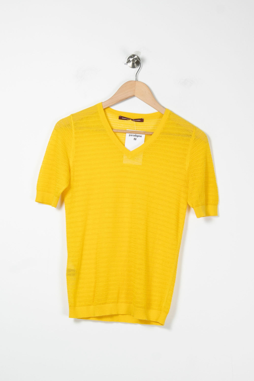 Pull Jaune - Taille S/36 de la marque Comptoir des Cotonniers | PARAD88946 - Vendu par Paradigme - Image 2