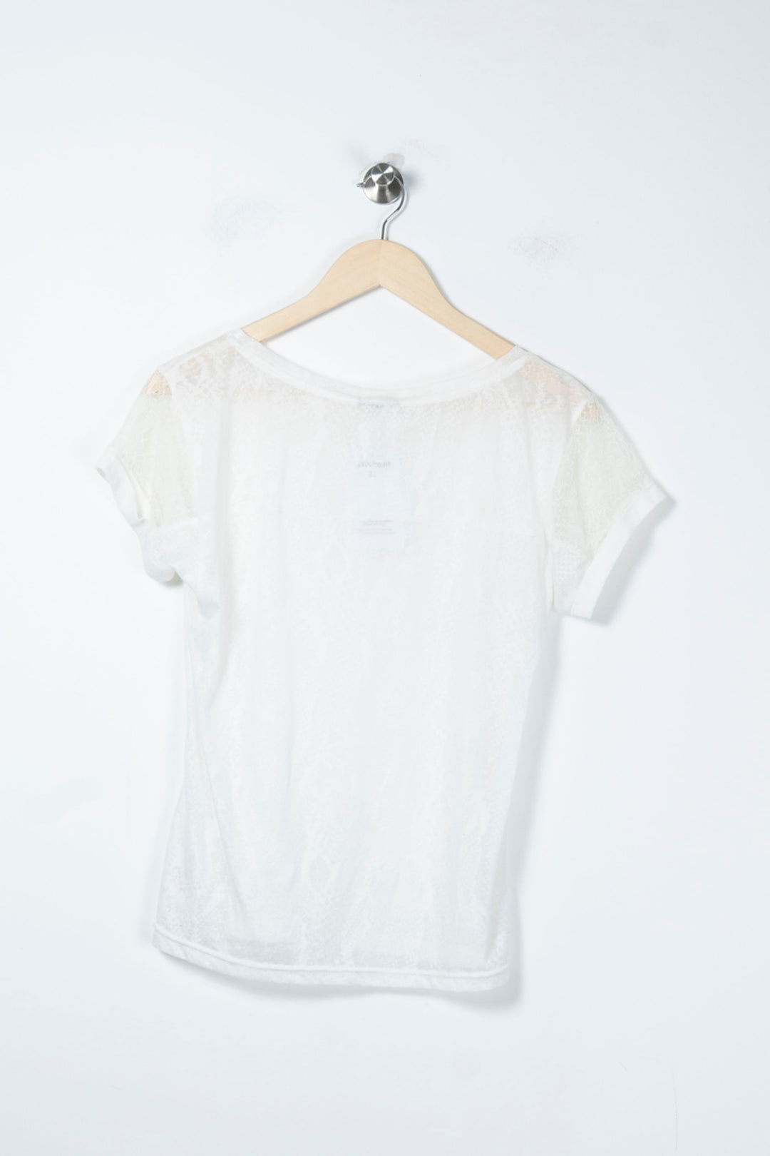T-shirt Blanc - Taille M/38 de la marque IKKS | PARAD88948 - Vendu par Paradigme - Image 4