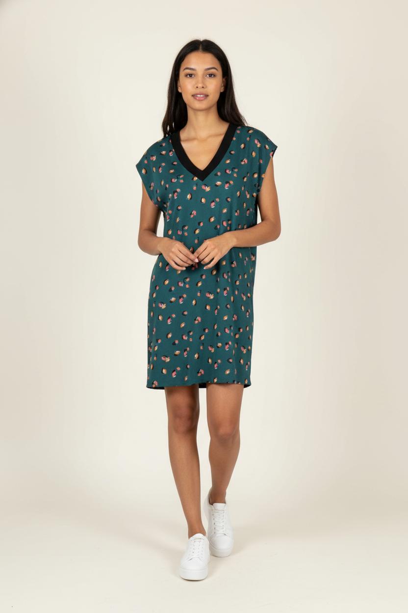 Robe Courte Verte - Taille XS/34 de la marque I.Code | PARAD88950 - Vendu par Paradigme - Image 1