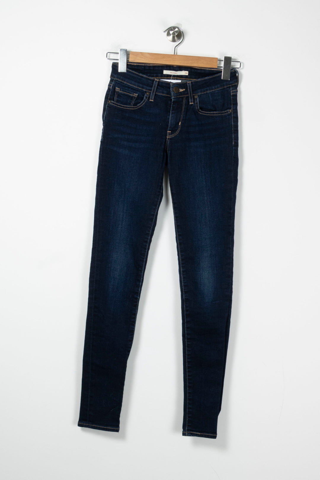 Jean Droit Bleu - Taille XS/34 de la marque Levi's | PARAD88957 - Vendu par Paradigme - Image 2