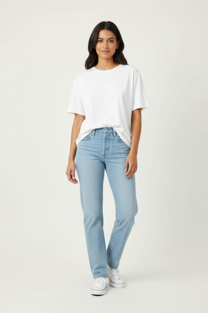 Jean Droit Bleu - Taille XS/34 de la marque Levi's | PARAD88958 - Vendu par Paradigme - Image 1