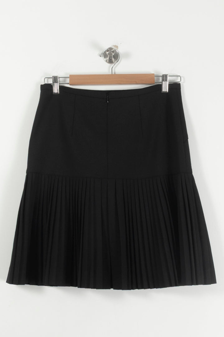 Jupe Plissée Noire - Taille M/38 de la marque Caroll | PARAD88960 - Vendu par Paradigme - Image 4