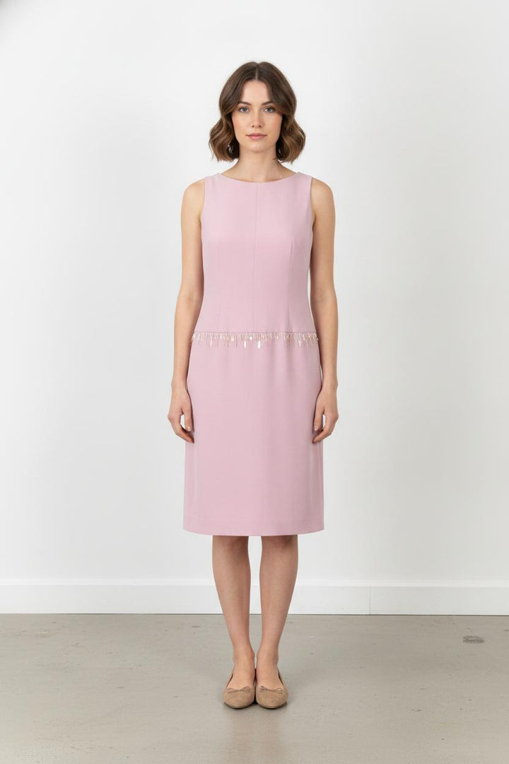 Robe Droite Rose - Taille M/38 de la marque Paule Ka | PARAD88964 - Vendu par Paradigme - Image 1