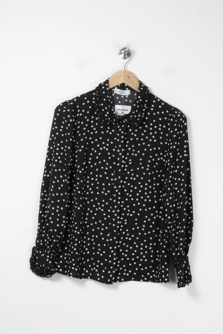 Blouse Noire et Blanche - Taille S/36 de la marque Weill | PARAD88968 - Vendu par Paradigme - Image 2