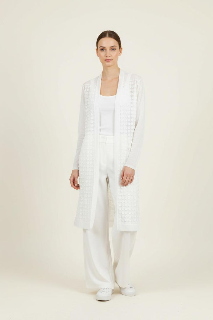 Cardigan Blanc - Taille L/40 de la marque Weill | PARAD88974 - Vendu par Paradigme - Image 1