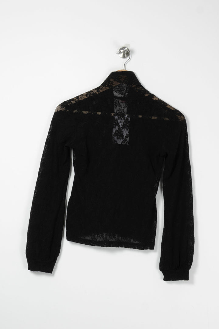 Blouse Noire - Taille M/38 de la marque Stella Forest | PARAD88980 - Vendu par Paradigme - Image 4