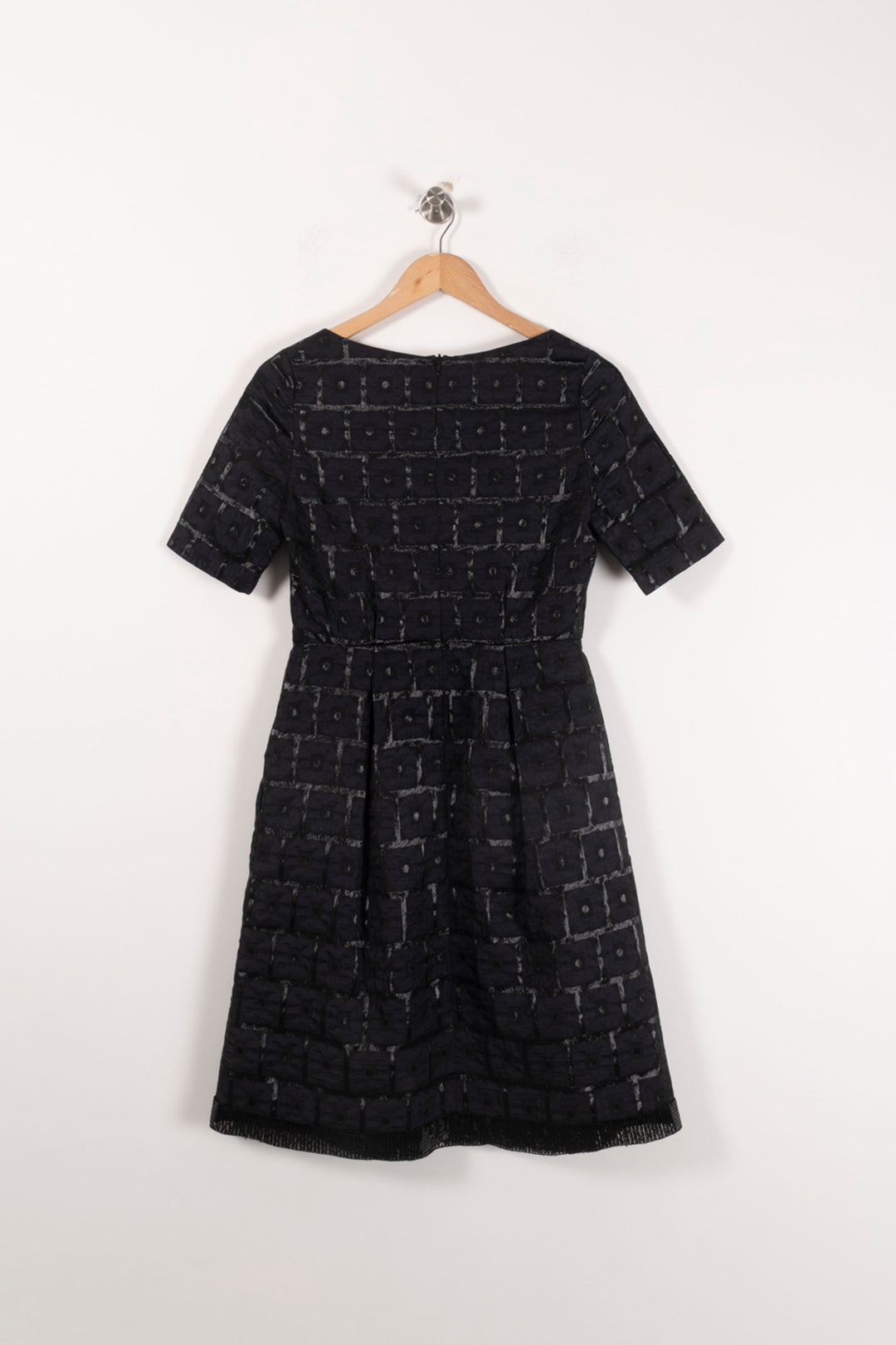 Robe Midi Noire - Taille M/38 de la marque Tara Jarmon | PARAD88982 - Vendu par Paradigme - Image 4