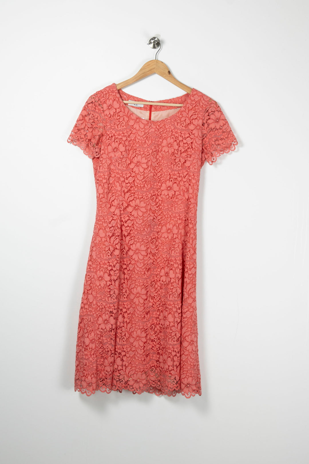 Robe Dentelle Rouge - Taille M/38 de la marque Weill | PARAD88984 - Vendu par Paradigme - Image 2