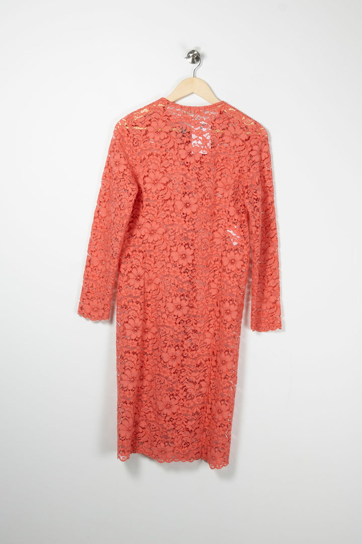 Veste En Dentelle Rouge - Taille M/38 de la marque Weill | PARAD88985 - Vendu par Paradigme - Image 4