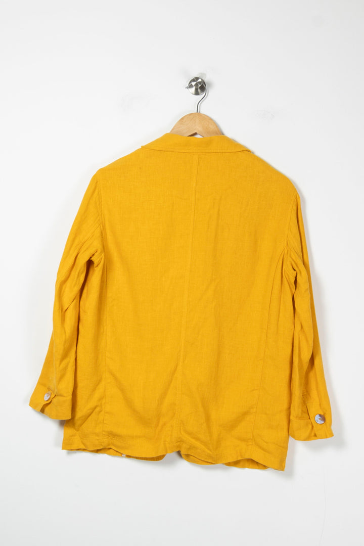Blazer Jaune - Taille M/38 de la marque Momoni | PARAD88999 - Vendu par Paradigme - Image 4