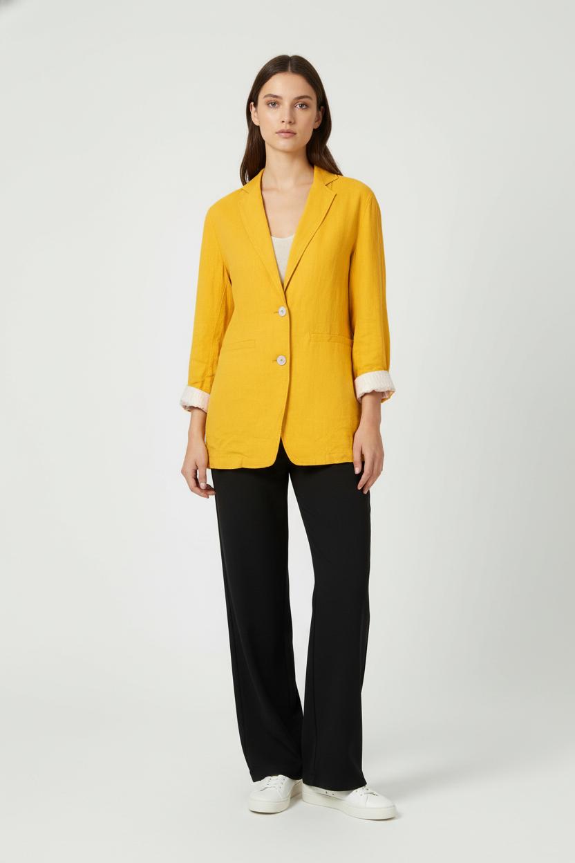 Blazer Jaune - Taille M/38 de la marque Momoni | PARAD88999 - Vendu par Paradigme - Image 1