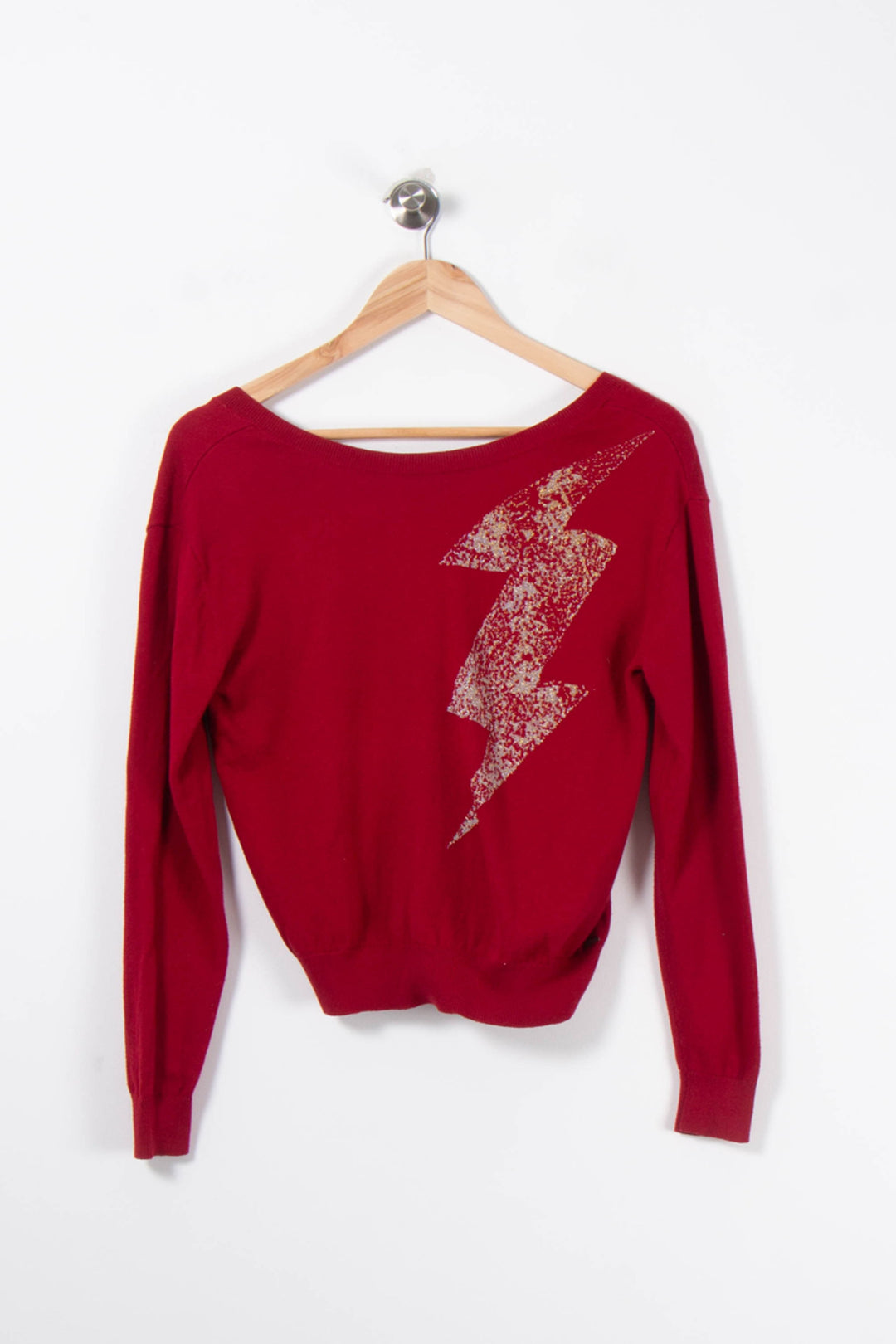 Pull Bordeaux - Taille XS/34 de la marque IKKS | PARAD89000 - Vendu par Paradigme - Image 4