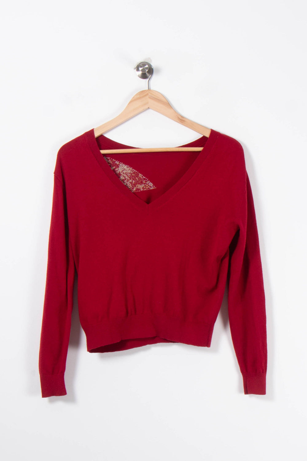 Pull Bordeaux - Taille XS/34 de la marque IKKS | PARAD89000 - Vendu par Paradigme - Image 2