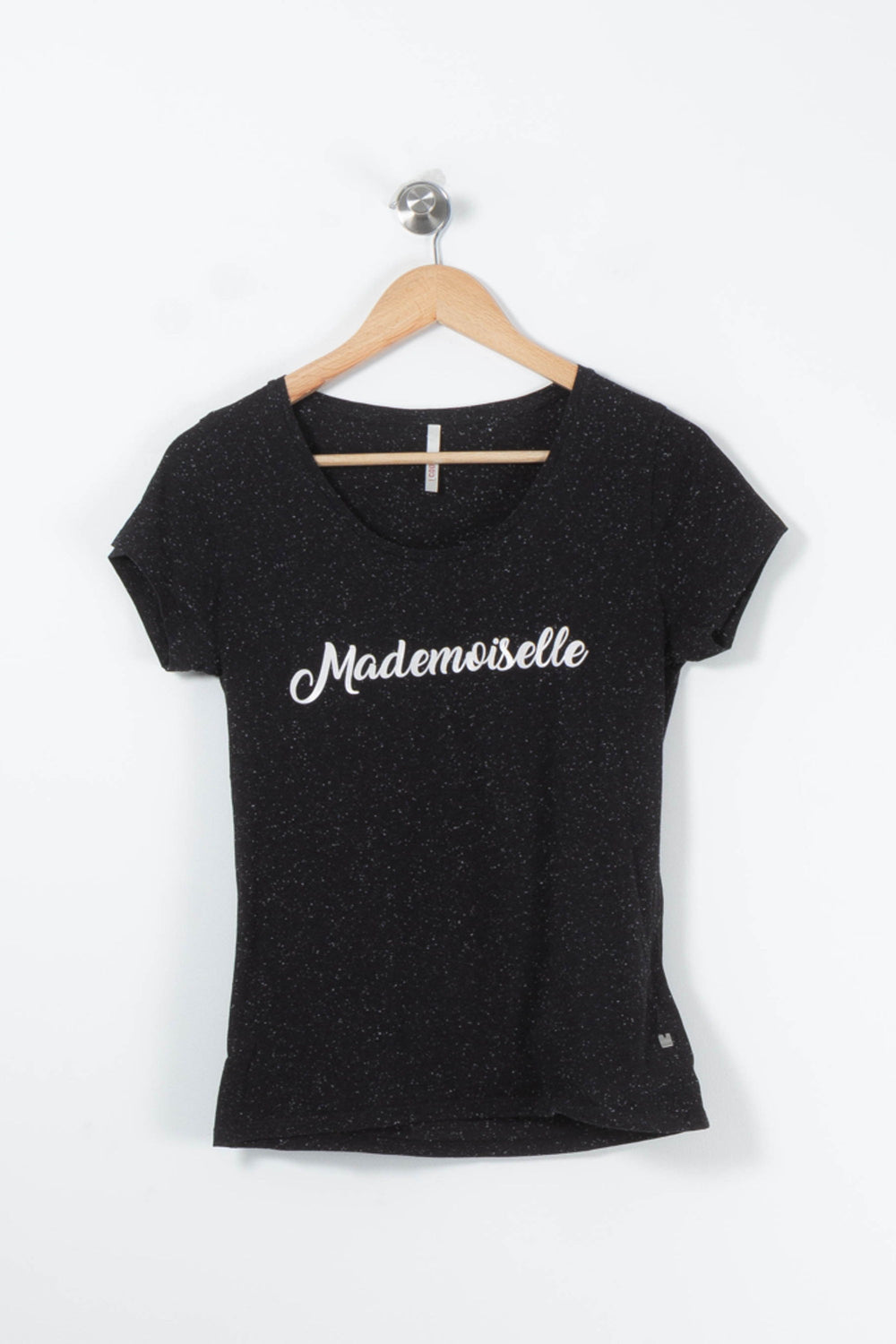 Tee-shirt Noir Moucheté - Taille S/36 de la marque I.Code | PARAD89002 - Vendu par Paradigme - Image 2