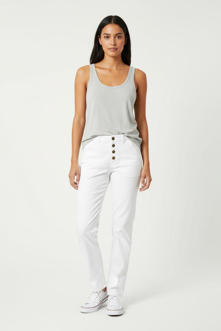 Jean Blanc - Taille XS/34 de la marque ba&sh | PARAD89005 - Vendu par Paradigme - Image 1