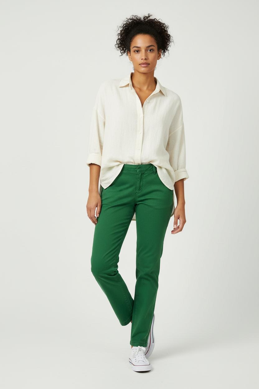 Pantalon Vert - Taille XS/34 de la marque ba&sh | PARAD89007 - Vendu par Paradigme - Image 1