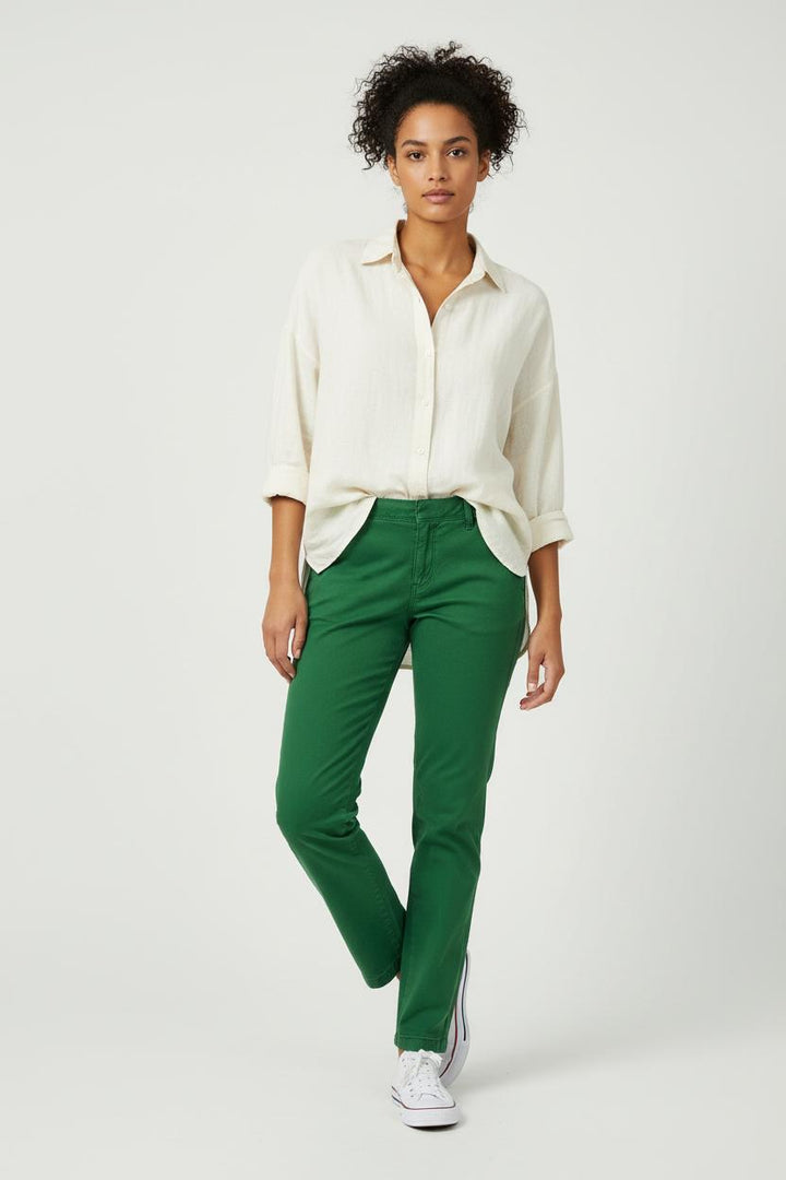 Pantalon Vert - Taille XS/34 de la marque ba&sh | PARAD89007 - Vendu par Paradigme - Image 1