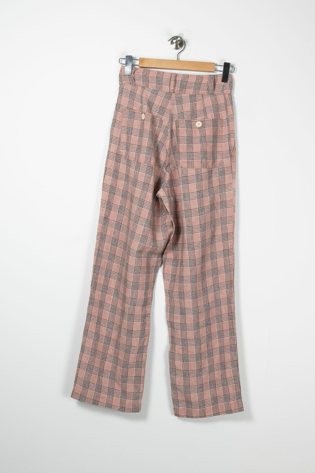 Pantalon Écossais Rose et Noir - Taille L/40 de la marque Momoni | PARAD89009 - Vendu par Paradigme - Image 4