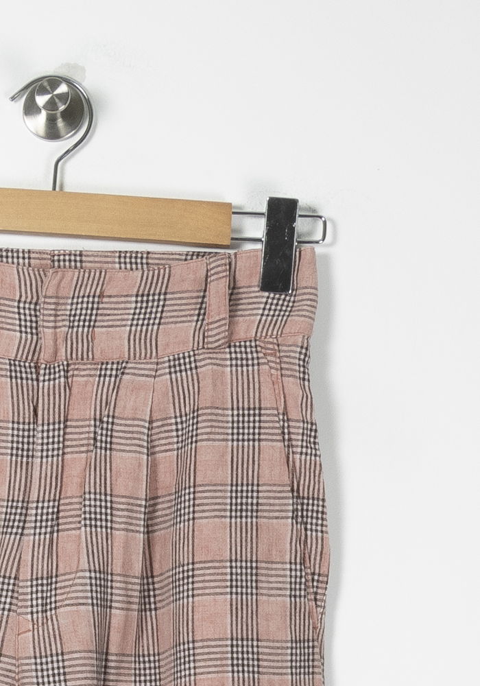Pantalon Écossais Rose et Noir - Taille L/40 de la marque Momoni | PARAD89009 - Vendu par Paradigme - Image 3