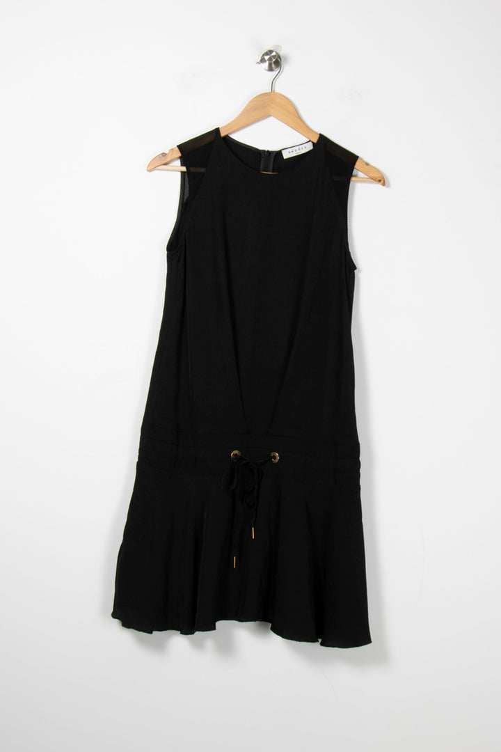 Robe Courte Noire - Taille S/36 de la marque Sandro | PARAD89013 - Vendu par Paradigme - Image 2