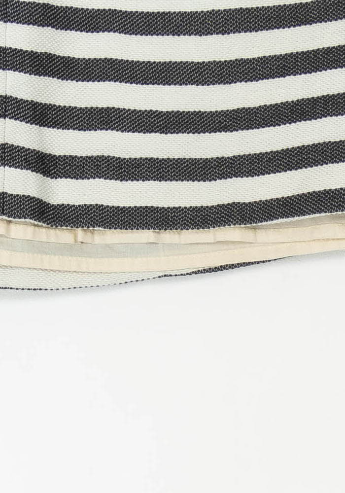 Jupe Courte Rayée Noire et Blanche - Taille M/38 de la marque Maje | PARAD89020 - Vendu par Paradigme - Image 3