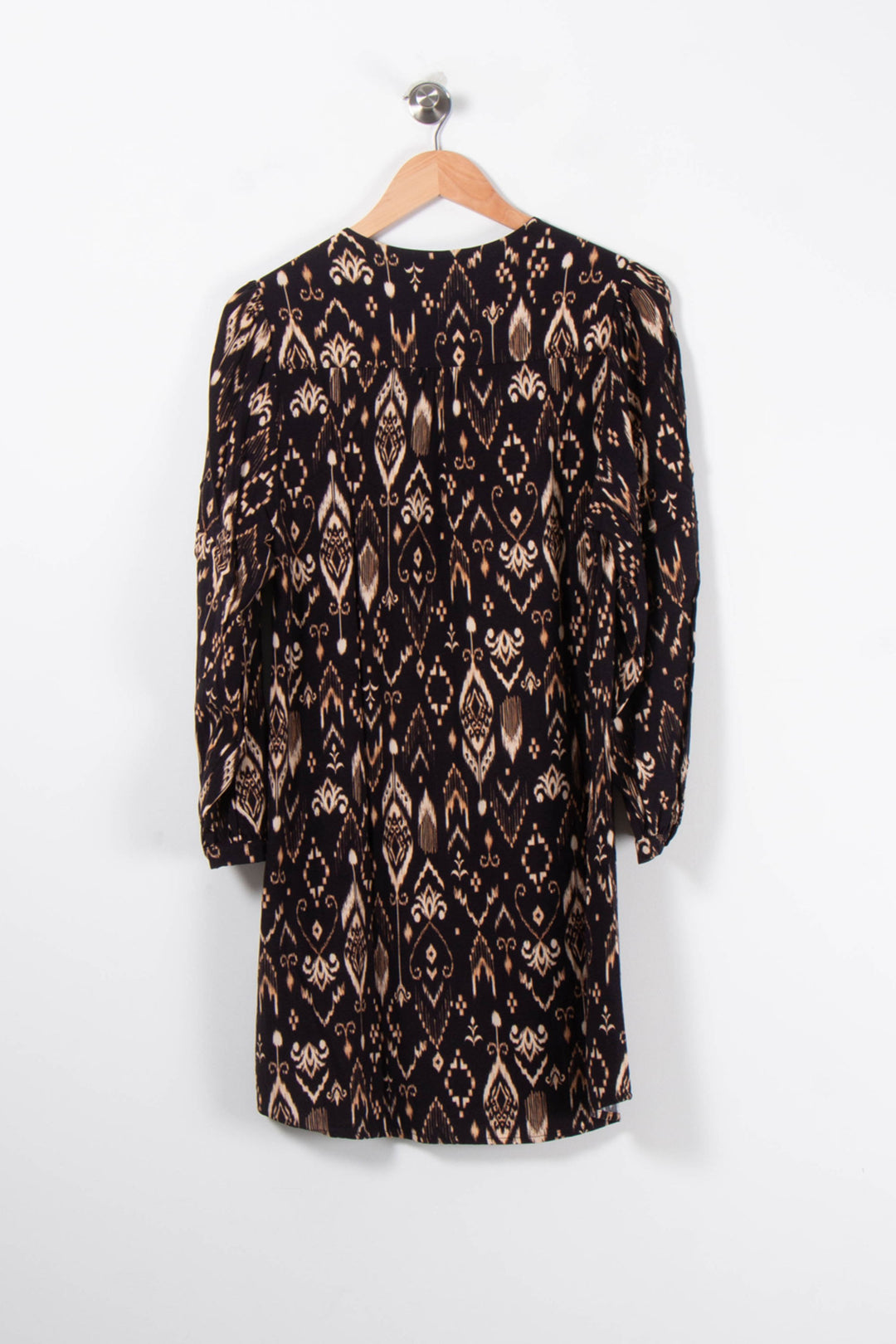 Robe Noire et Beige - Taille L/40 de la marque La Fée Maraboutée | PARAD89026 - Vendu par Paradigme - Image 4