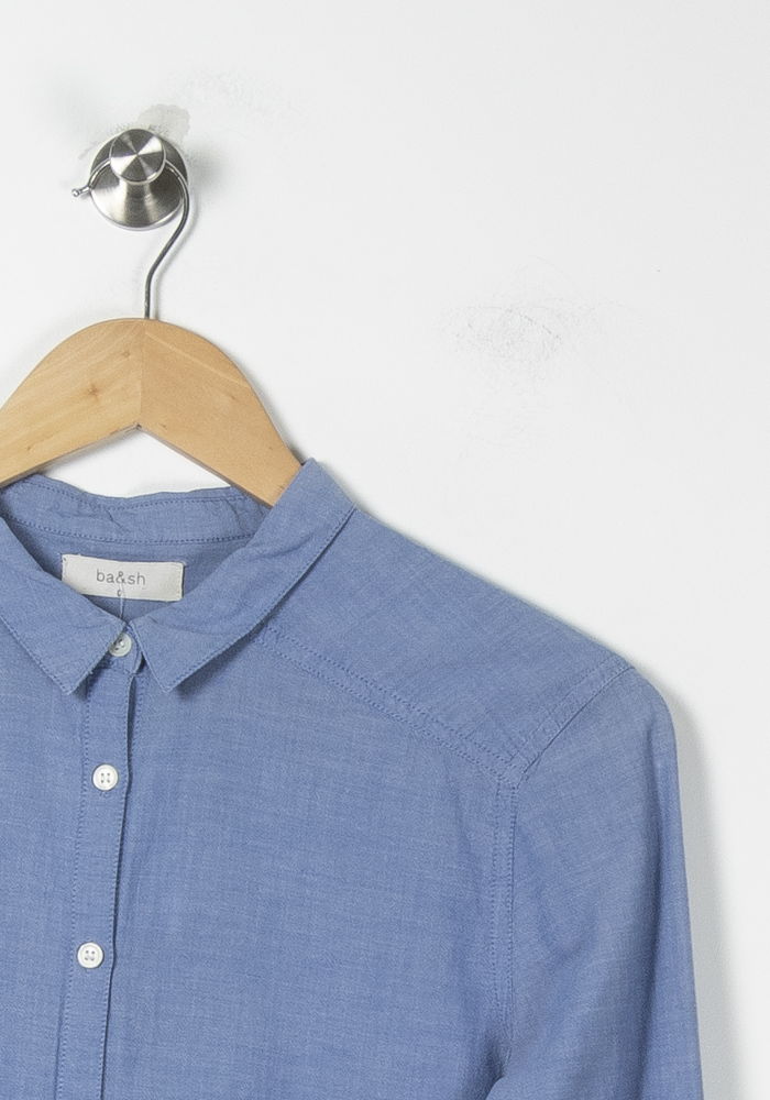 Chemise Bleue - Taille XS/34 de la marque ba&sh | PARAD89030 - Vendu par Paradigme - Image 3