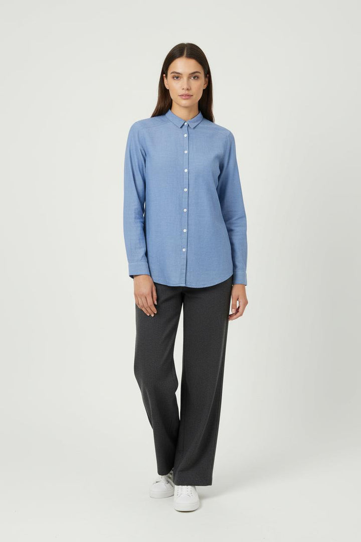 Chemise Bleue - Taille XS/34 de la marque ba&sh | PARAD89030 - Vendu par Paradigme - Image 1