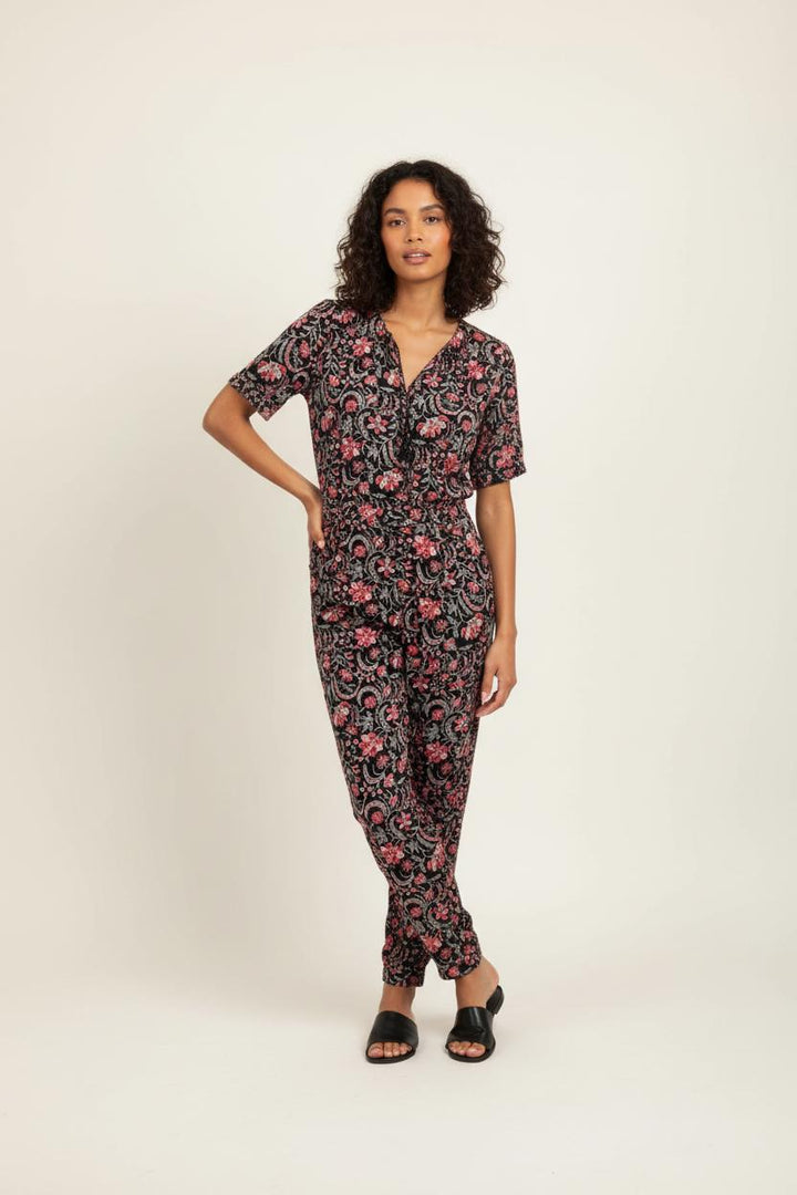 Combinaison Noire et Rose - Taille S/36 de la marque ba&sh | PARAD89037 - Vendu par Paradigme - Image 1