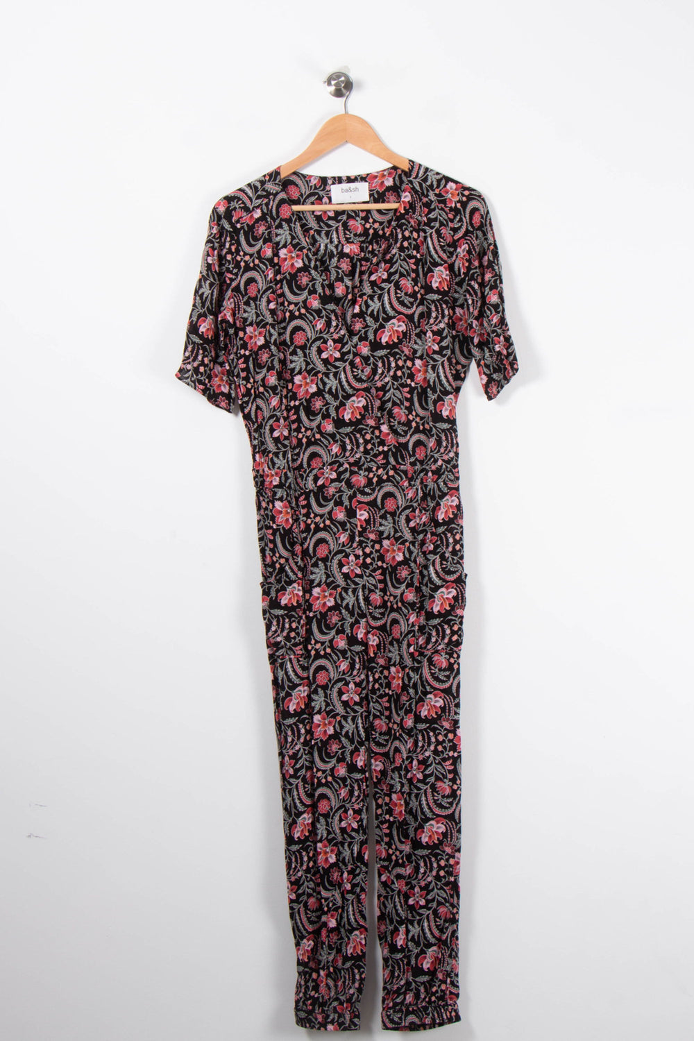 Combinaison Noire et Rose - Taille S/36 de la marque ba&sh | PARAD89037 - Vendu par Paradigme - Image 2