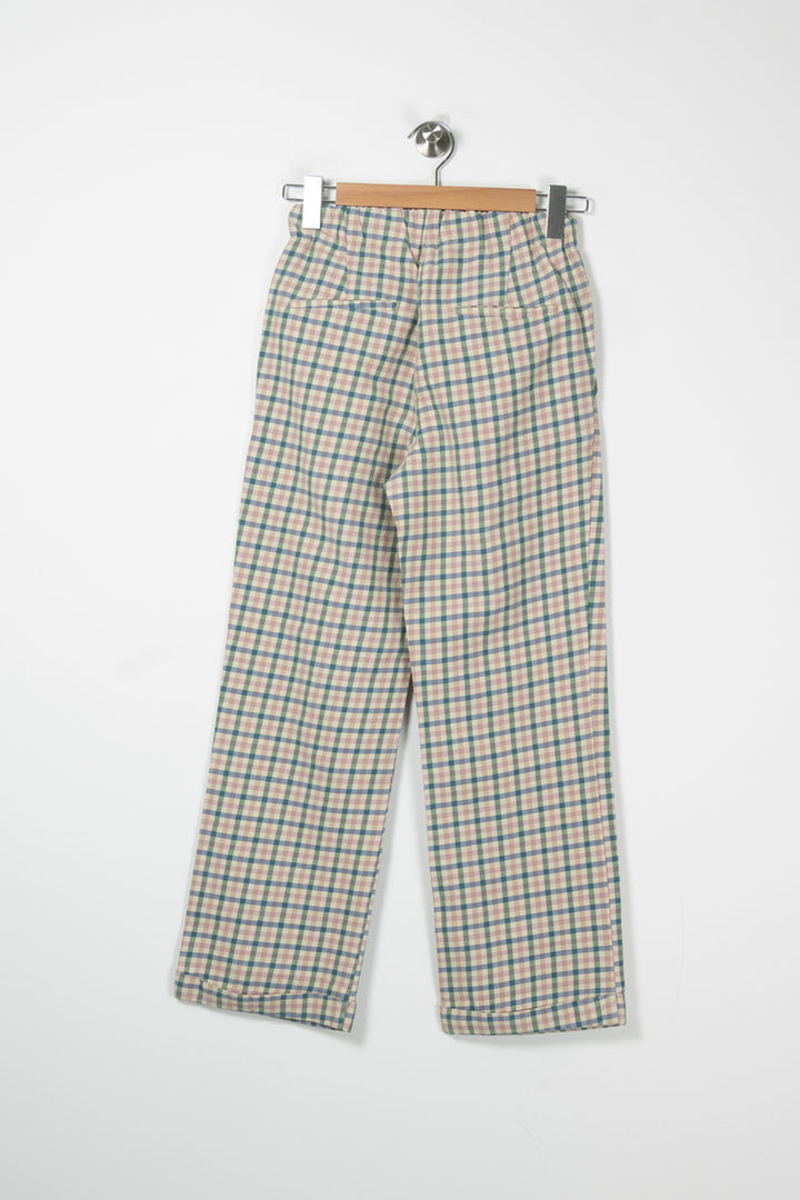Pantalon à Carreaux Beige et Vert - Taille M/38 de la marque Momoni | PARAD89047 - Vendu par Paradigme - Image 4