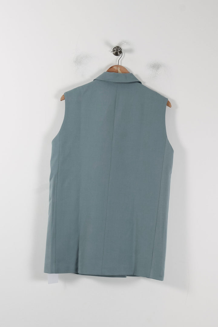 Gilet Sans Manches Bleu - Taille M/38 de la marque Maison 123 | PARAD89051 - Vendu par Paradigme - Image 4