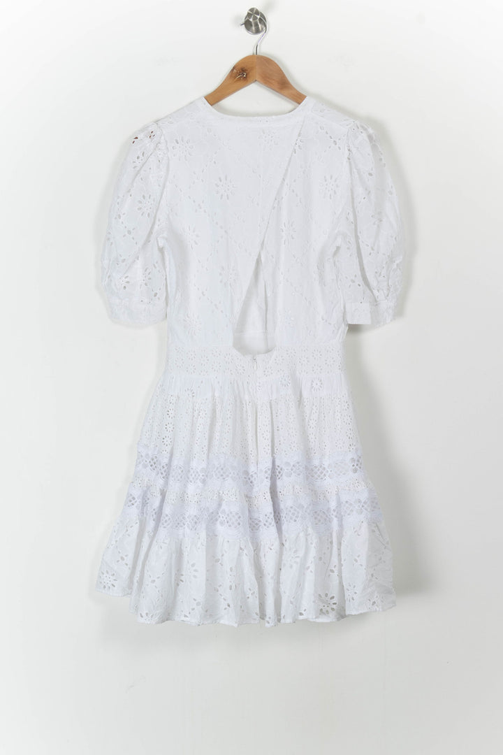 Robe Courte Blanche - Taille M/38 de la marque Maje | PARAD89055 - Vendu par Paradigme - Image 4