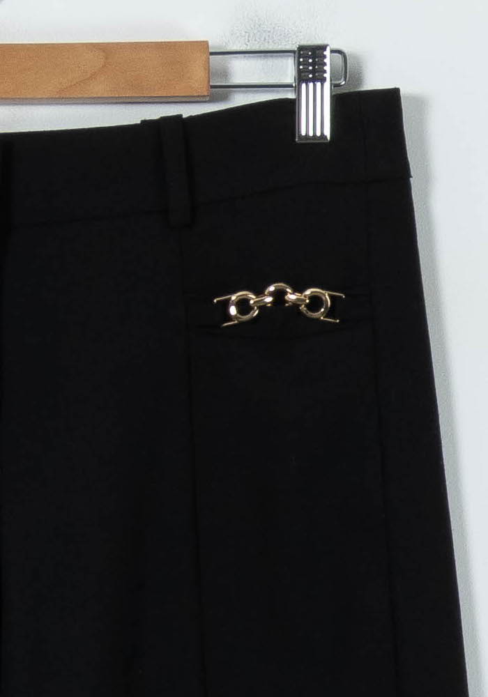 Pantalon Large Noir - Taille M/38 de la marque ba&sh | PARAD89060 - Vendu par Paradigme - Image 3