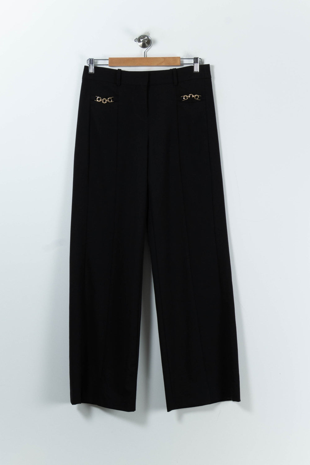 Pantalon Large Noir - Taille M/38 de la marque ba&sh | PARAD89060 - Vendu par Paradigme - Image 2
