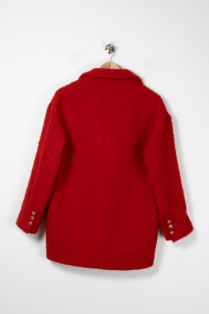 Blazer Rouge - Taille S/36 de la marque Maje | PARAD89069 - Vendu par Paradigme - Image 4