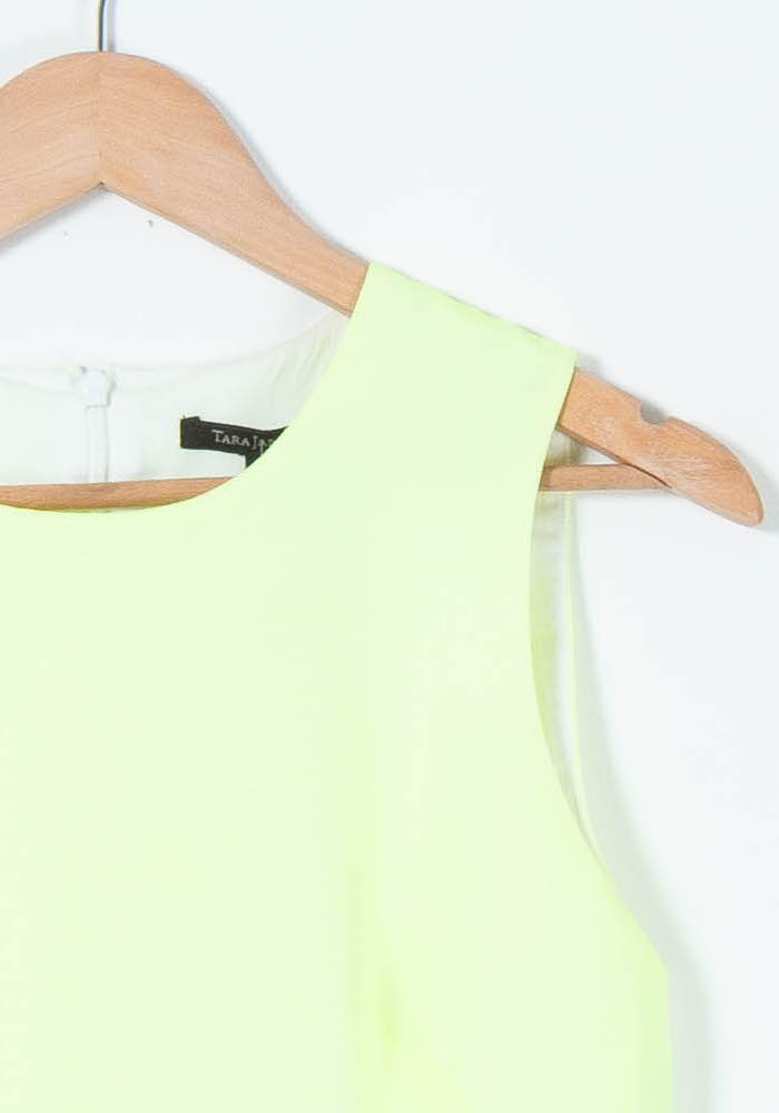 Robe Courte Verte - Taille L/40 de la marque Tara Jarmon | PARAD89088 - Vendu par Paradigme - Image 3