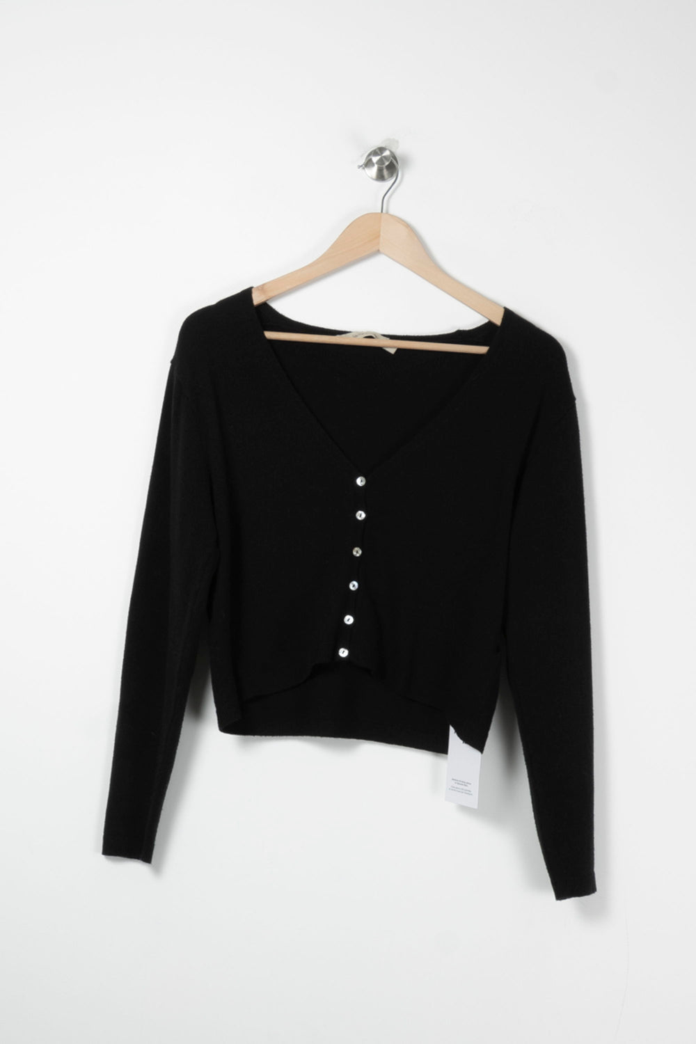 Cardigan Noir - Taille M/38 de la marque La Fée Maraboutée | PARAD89092 - Vendu par Paradigme - Image 2